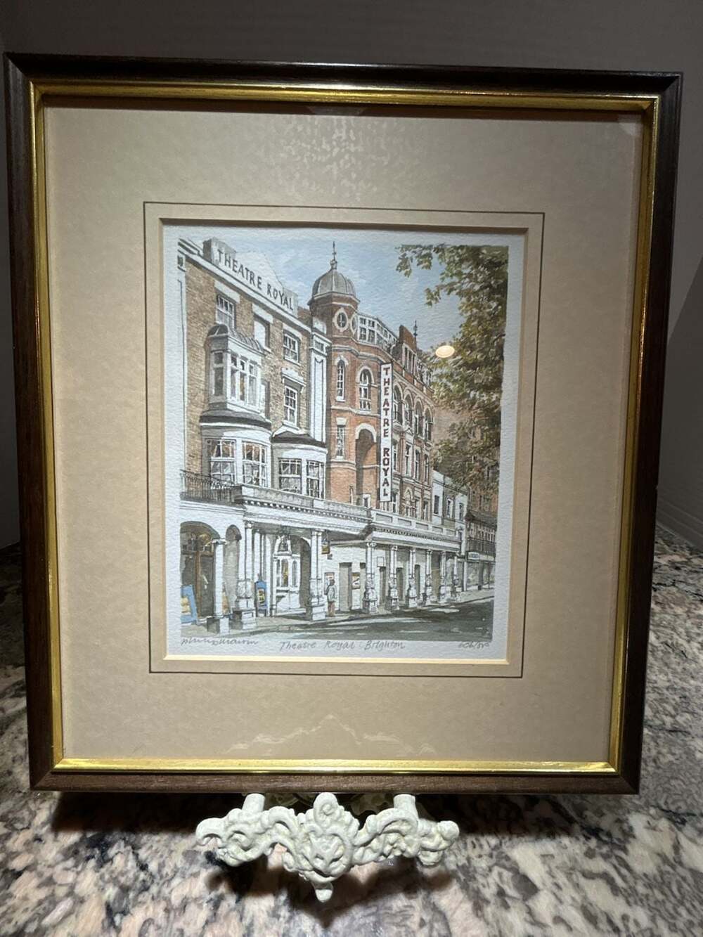 Philip Martin Theatre Royal Brighton Signed LMTD Edition Framed Print 606/850